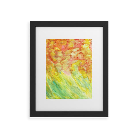 Rosie Brown Fantasy Flowers Framed Art Print