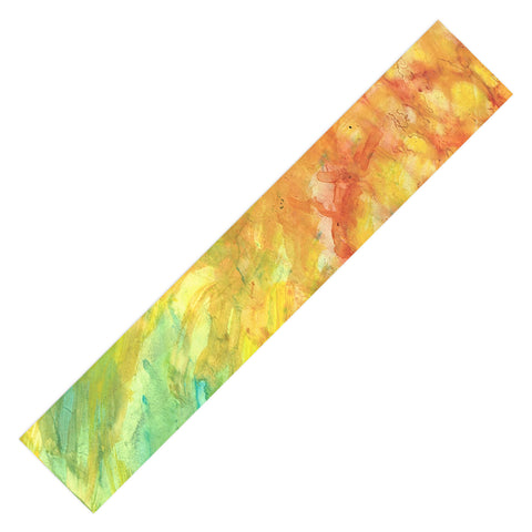 Rosie Brown Fantasy Flowers Table Runner