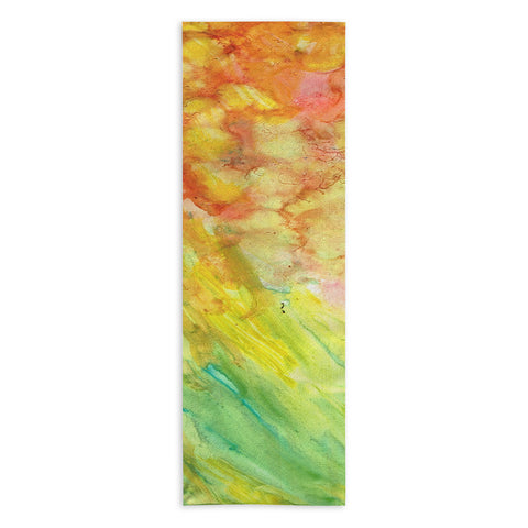 Rosie Brown Fantasy Flowers Yoga Towel