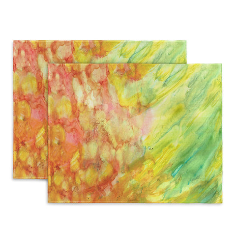 Rosie Brown Fantasy Flowers Placemat