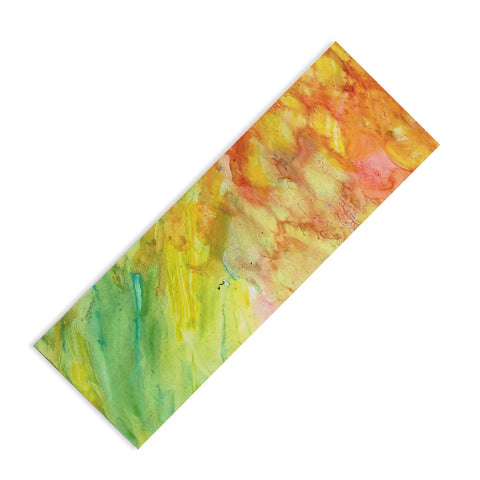 Rosie Brown Fantasy Flowers Yoga Mat