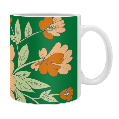 Rosie Brown Floral Coffee Mug