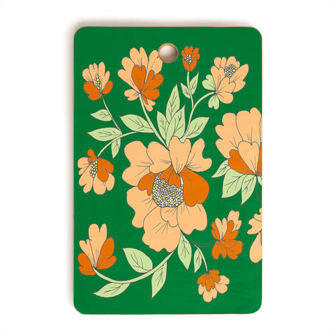 Rosie Brown Floral Cutting Board Rectangle