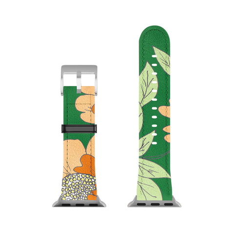 Rosie Brown Floral Apple Watch Band