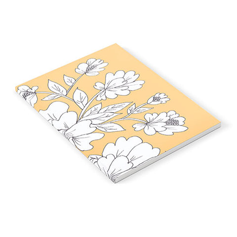 Rosie Brown Floral Orange Notebook