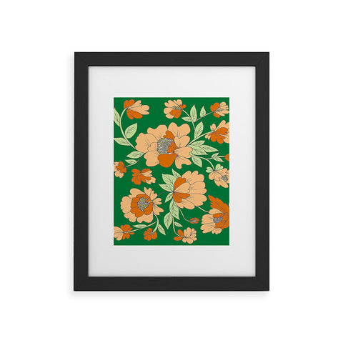 Rosie Brown Floral Framed Art Print