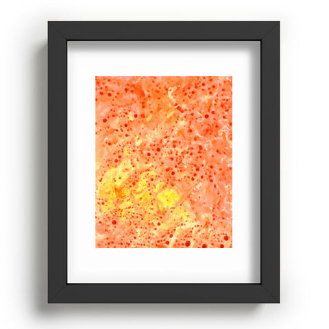 Rosie Brown Florida Orange Recessed Framing Rectangle