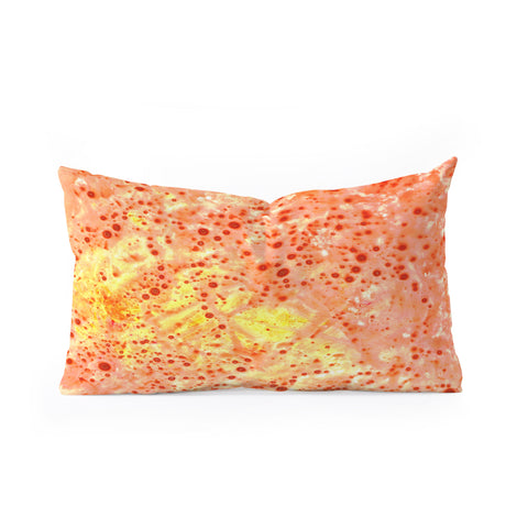 Rosie Brown Florida Orange Oblong Throw Pillow