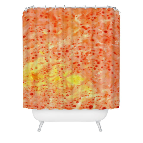 Rosie Brown Florida Orange Shower Curtain