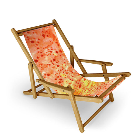 Rosie Brown Florida Orange Sling Chair