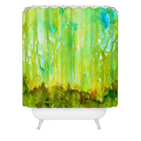 Rosie Brown Forest Glow Shower Curtain