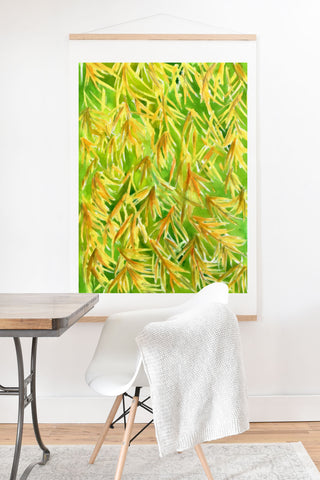 Rosie Brown Fronds Art Print And Hanger