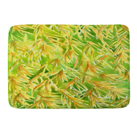 Rosie Brown Fronds Memory Foam Bath Mat