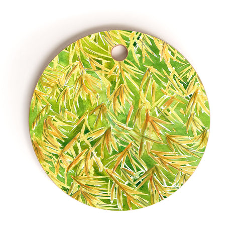 Rosie Brown Fronds Cutting Board Round