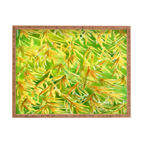 Rosie Brown Fronds Rectangular Tray