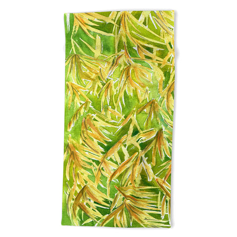 Rosie Brown Fronds Beach Towel