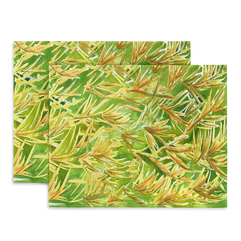 Rosie Brown Fronds Placemat