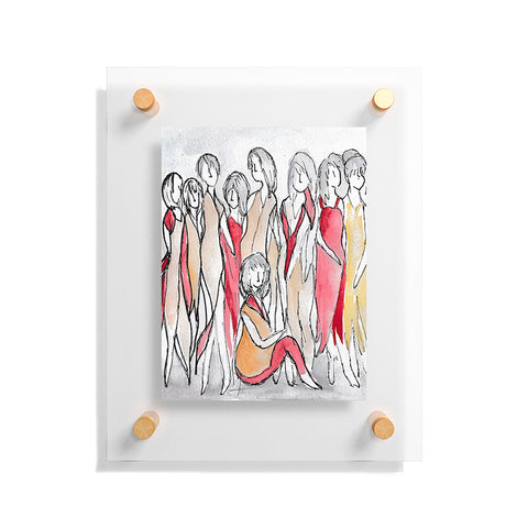 Rosie Brown Future is Female Floating Acrylic Print