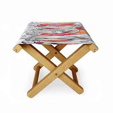 Rosie Brown Future is Female Folding Stool