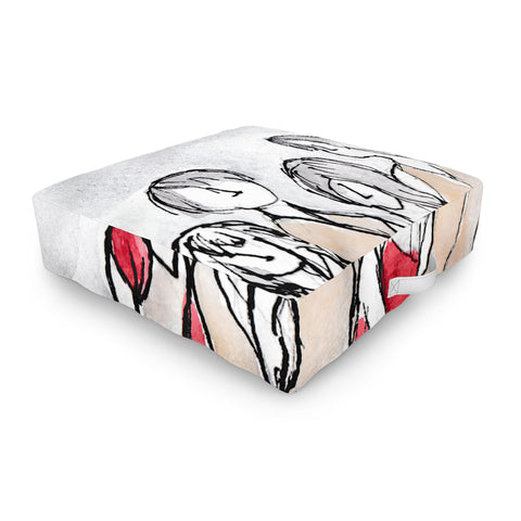 Rosie Brown Future is Female Outdoor Floor Cushion