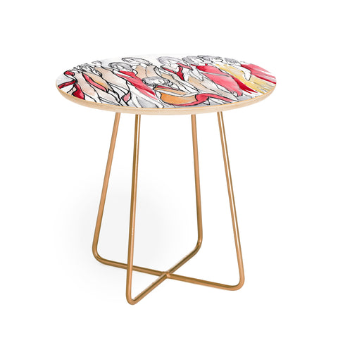 Rosie Brown Future is Female Round Side Table