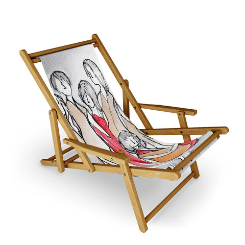 Rosie Brown Future is Female Sling Chair