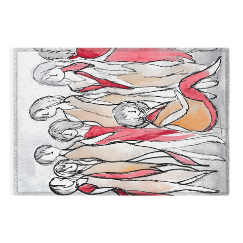 Rosie Brown Future is Female Outdoor Rug