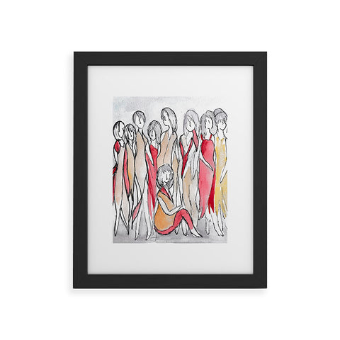 Rosie Brown Future is Female Framed Art Print