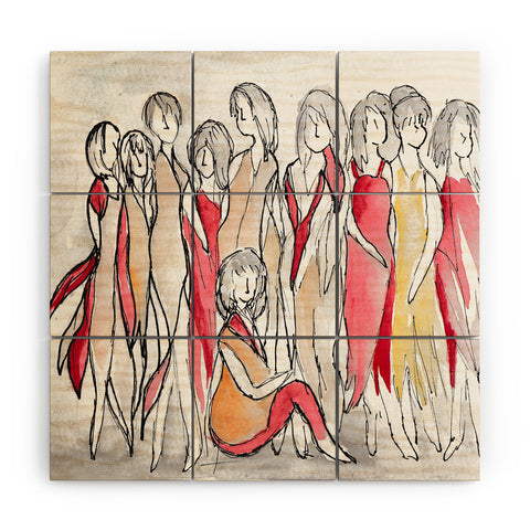 Rosie Brown Future is Female Wood Wall Mural