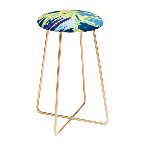 Rosie Brown Garden Curves Counter Stool