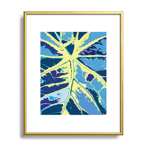 Rosie Brown Garden Curves Metal Framed Art Print