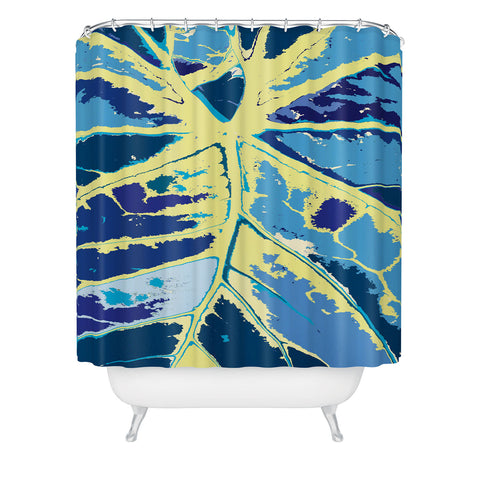 Rosie Brown Garden Curves Shower Curtain