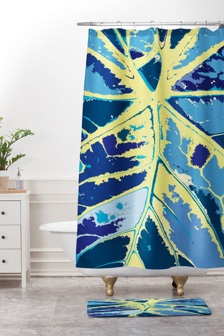 Rosie Brown Garden Curves Shower Curtain And Mat