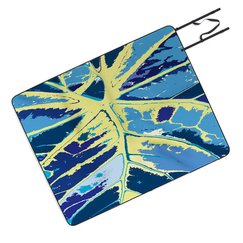 Rosie Brown Garden Curves Picnic Blanket