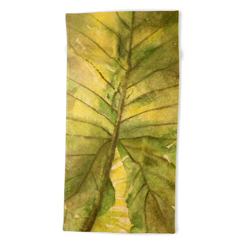 Rosie Brown Garden Shadows Beach Towel