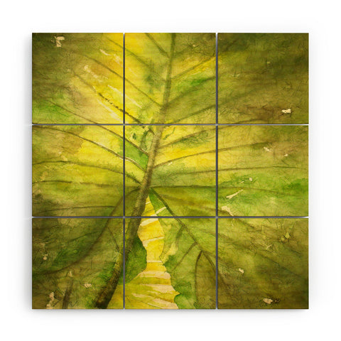 Rosie Brown Garden Shadows Wood Wall Mural