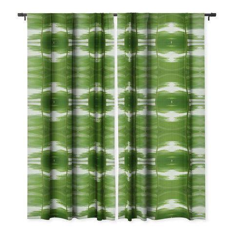 Rosie Brown Garden Stripes Blackout Window Curtain