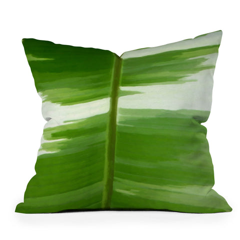 Rosie Brown Garden Stripes Throw Pillow