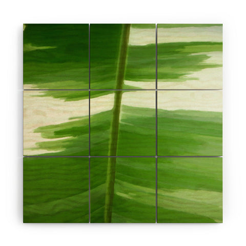 Rosie Brown Garden Stripes Wood Wall Mural