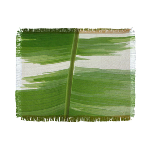 Rosie Brown Garden Stripes Throw Blanket