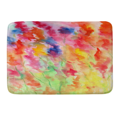 Rosie Brown Gladiolus Memory Foam Bath Mat