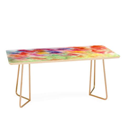 Rosie Brown Gladiolus Coffee Table