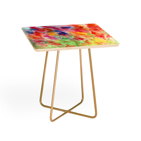 Rosie Brown Gladiolus Side Table