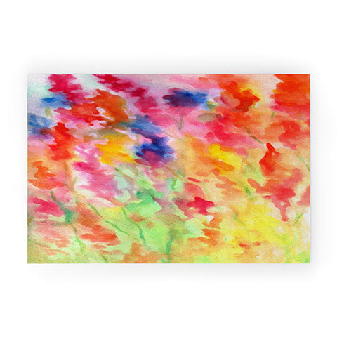 Rosie Brown Gladiolus Welcome Mat