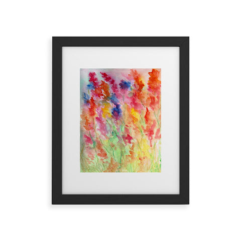 Rosie Brown Gladiolus Framed Art Print
