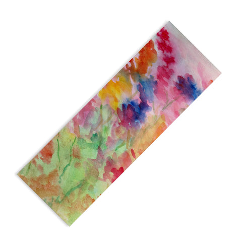 Rosie Brown Gladiolus Yoga Mat