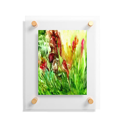 Rosie Brown Glorious Garden Floating Acrylic Print