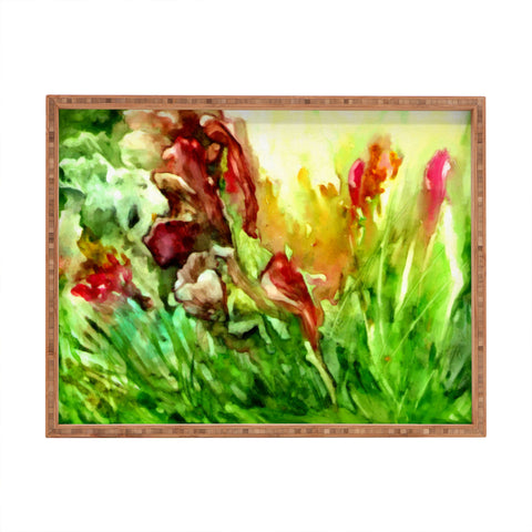Rosie Brown Glorious Garden Rectangular Tray