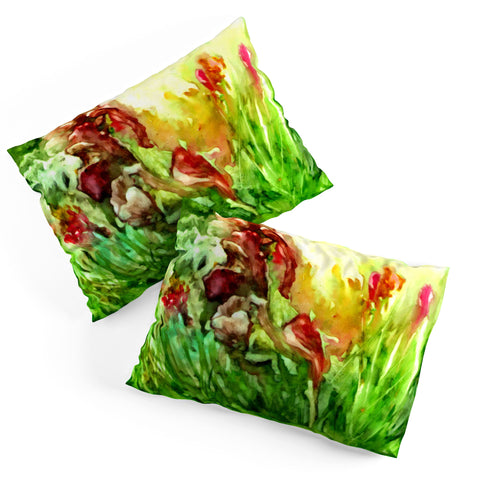 Rosie Brown Glorious Garden Pillow Shams