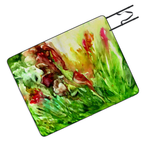 Rosie Brown Glorious Garden Picnic Blanket